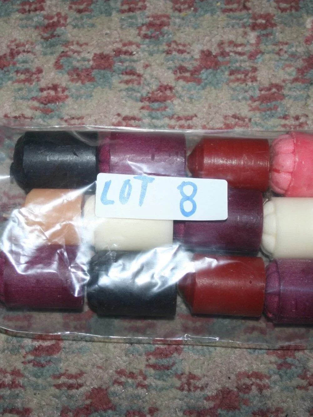 (12) Multi Color Highly Scent Disc.Paraffin Voltive Candle-Lite Early 2000s LT-8